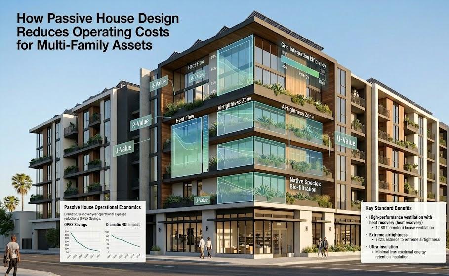 How Passive House Design Reduces Operating Costs for Multi-Family Assets